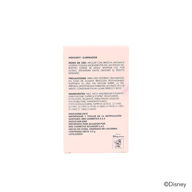 Paleta De Iluminadores Minnie Mouse 3 Tonos Miis Cosmetics - Imagen 3